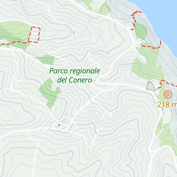 Map of Monte Baldino