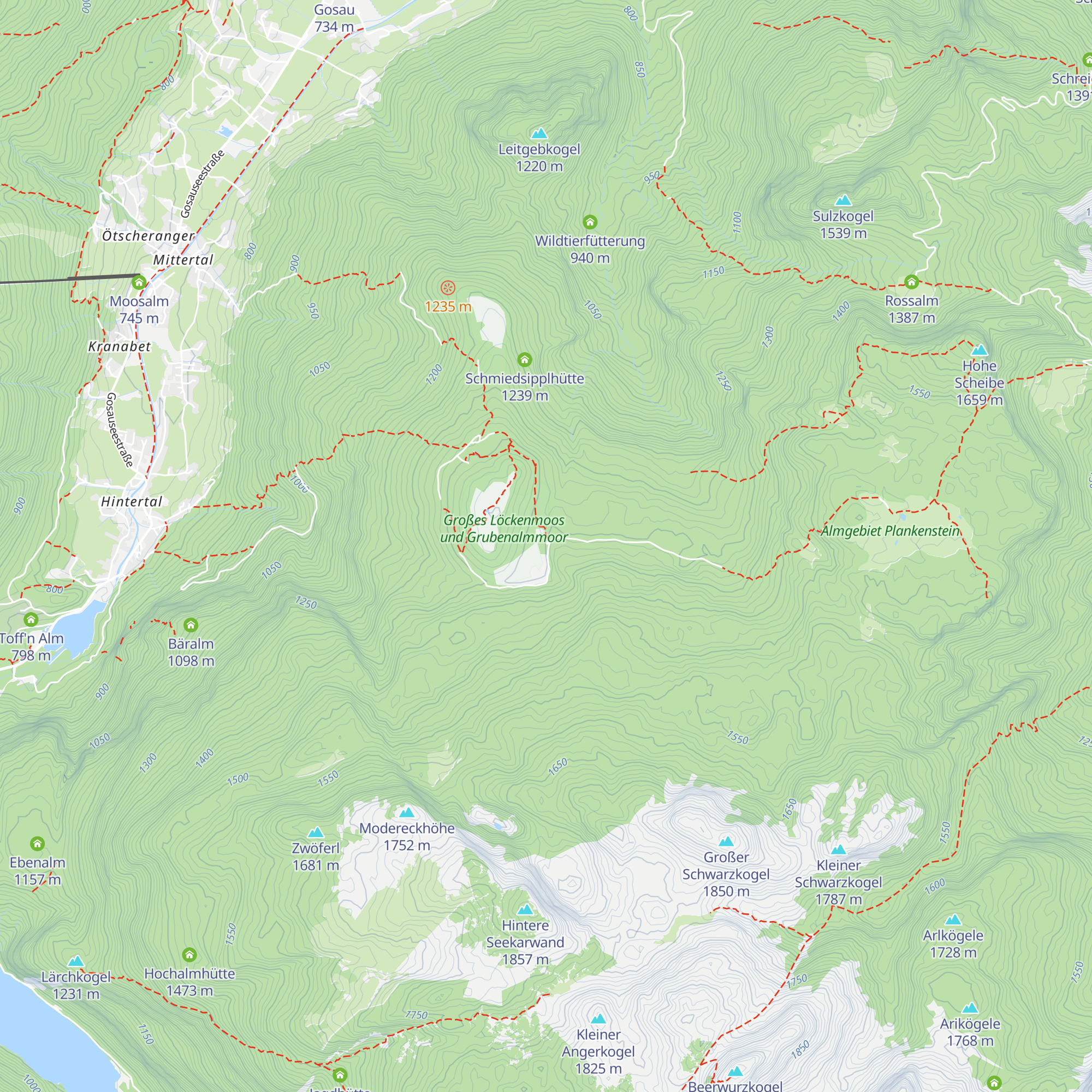 Grub-Alm map