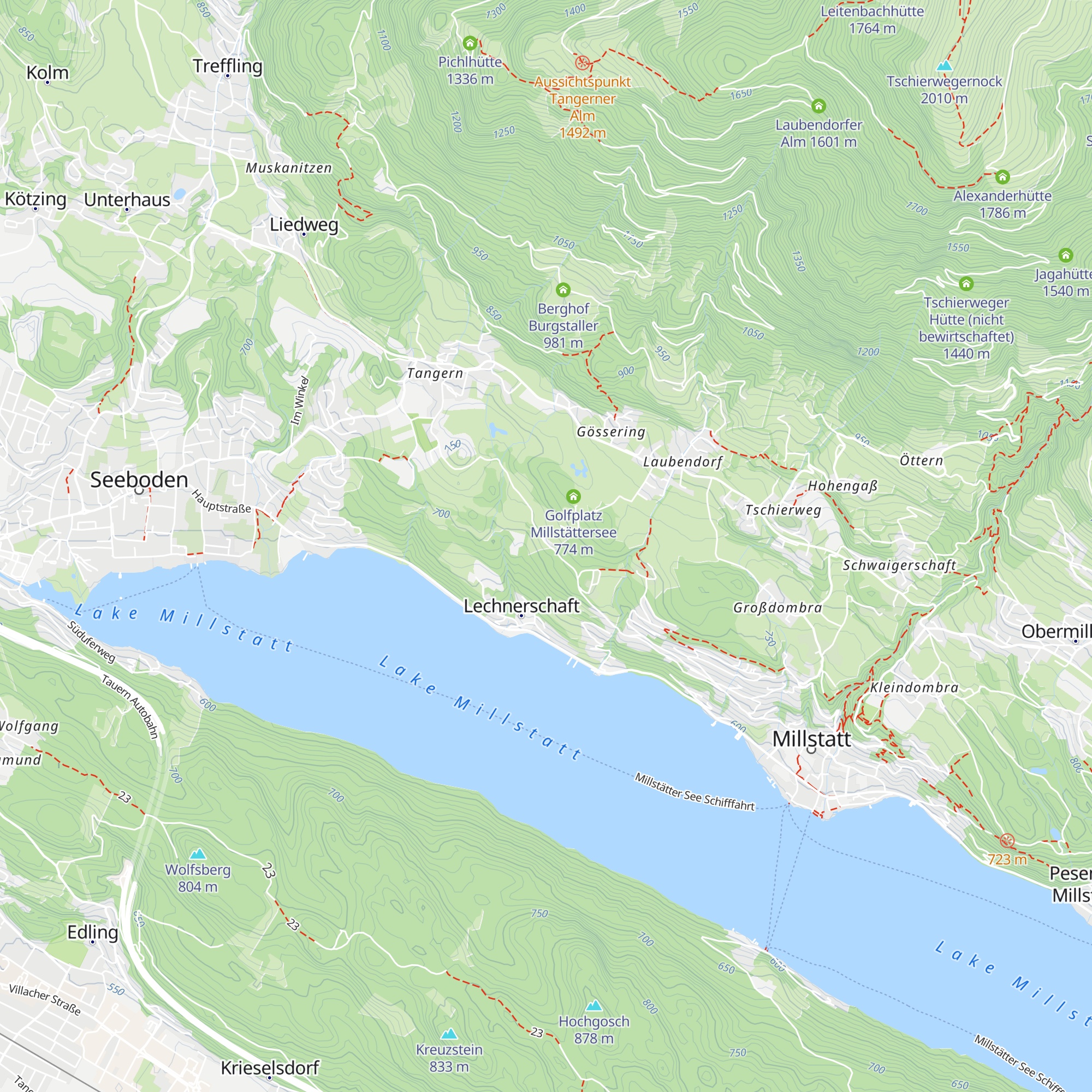 Weinhof Lagger map