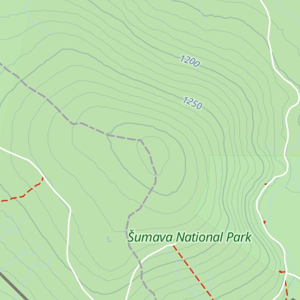Map of Černá hora