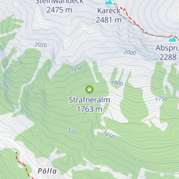 Map of Strafneralm