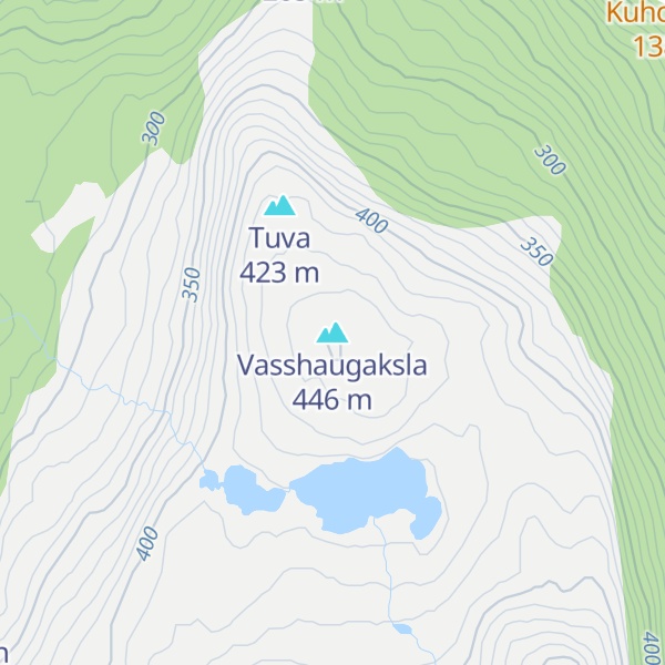 Map of Vasshaugaksla