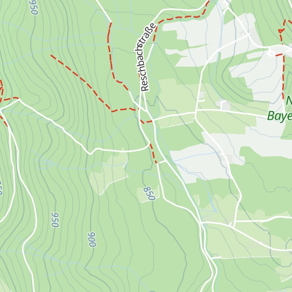 Map of Schutzhütte Oberes Reschbachtal