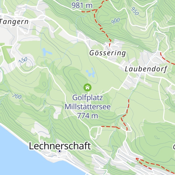 Map of Golfplatz Millstättersee