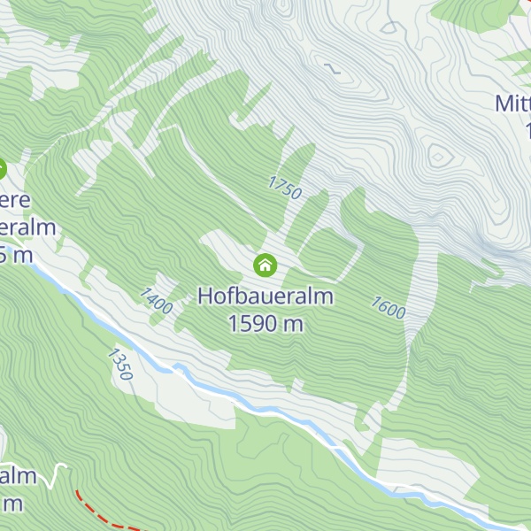 Map of Hofbaueralm