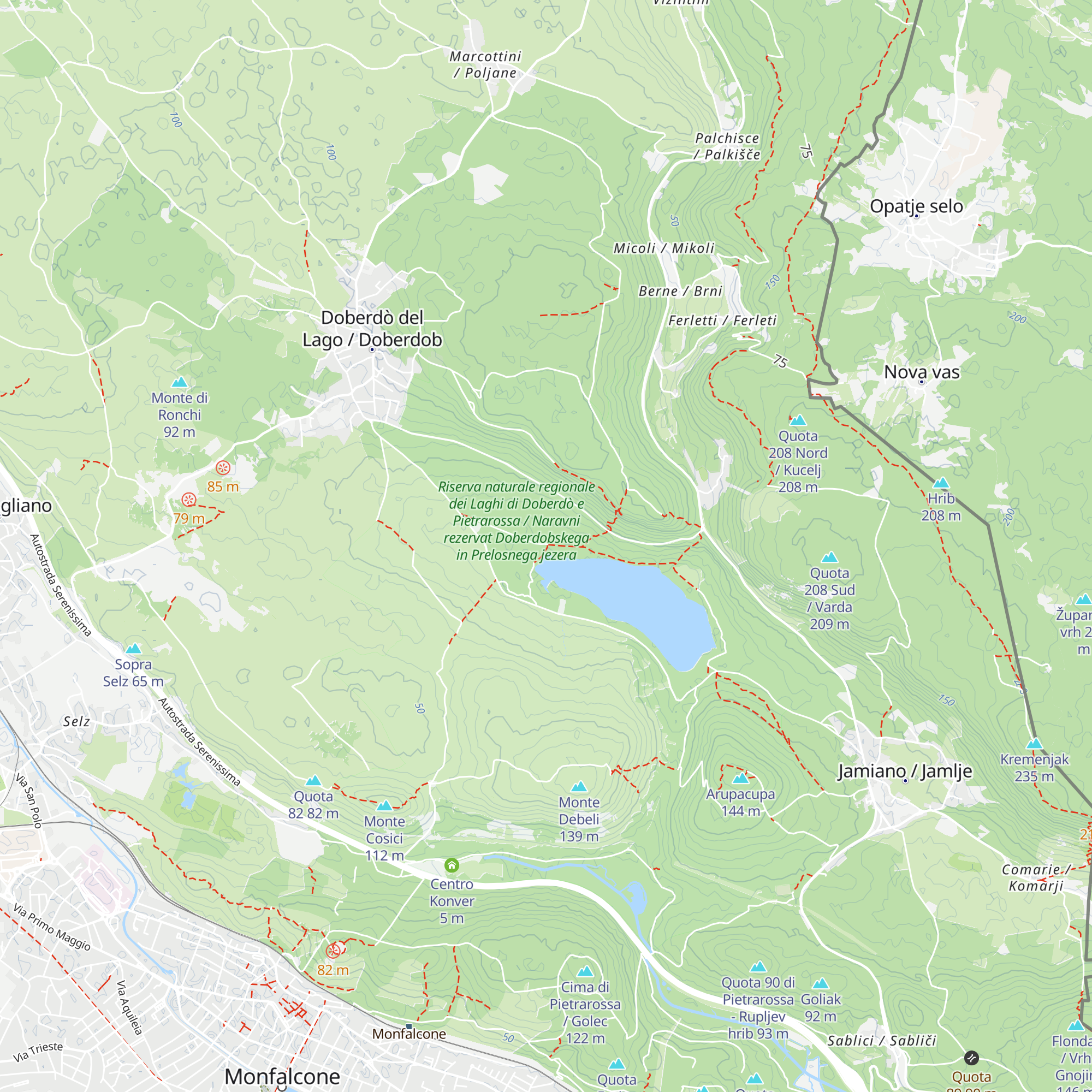Paludario map
