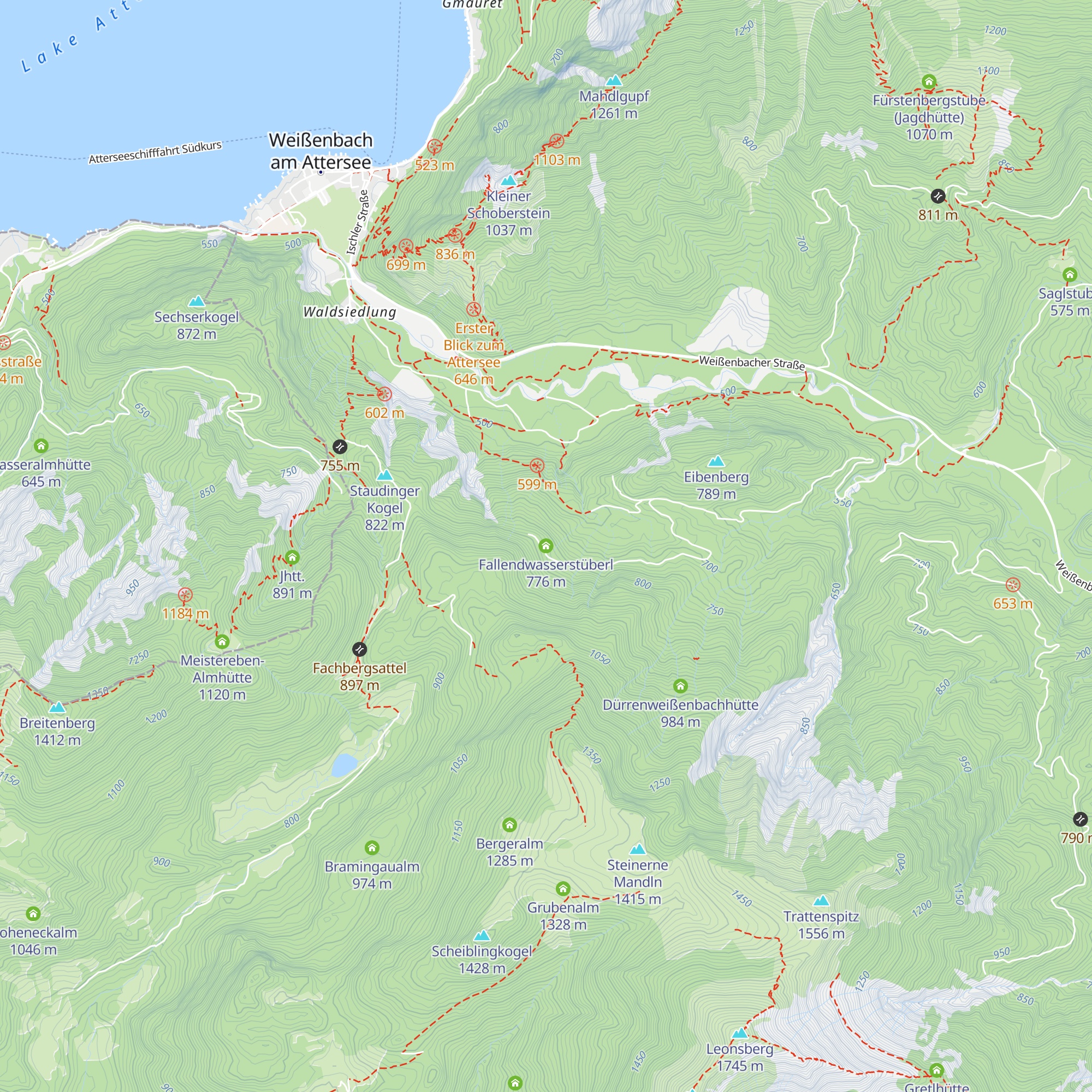 Fallendwasserstüberl map