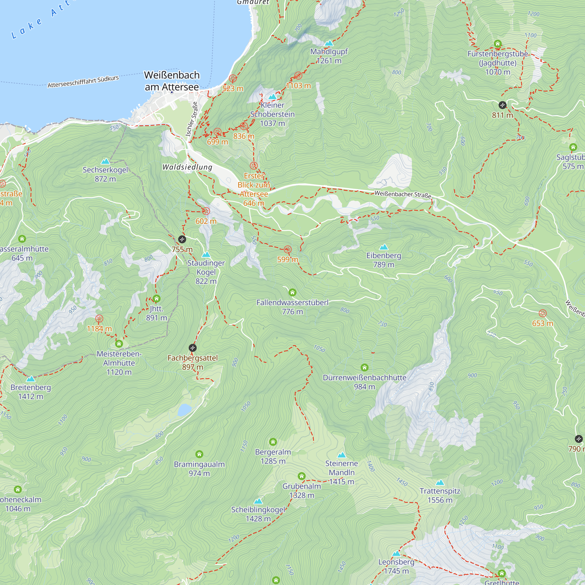Fallendwasserstüberl map