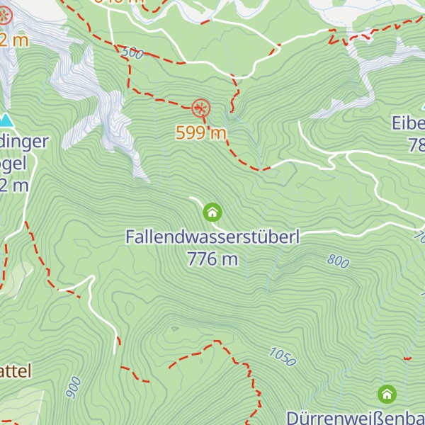 Map of Fallendwasserstüberl