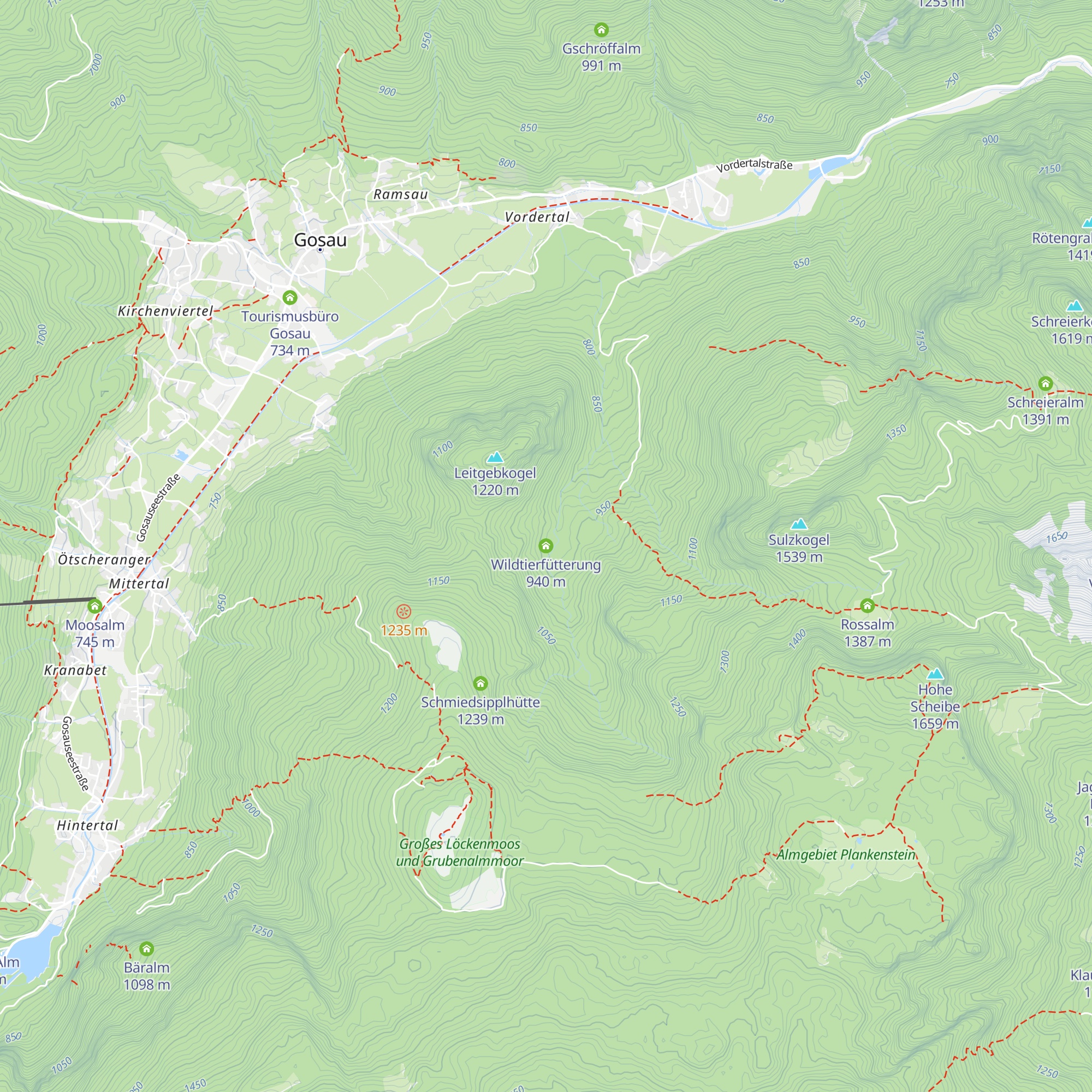 Wildtierfütterung map