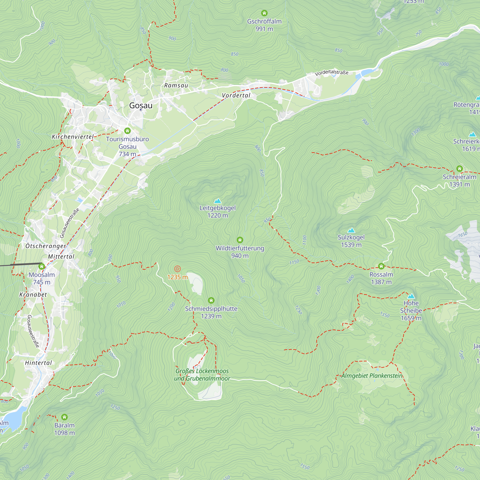 Wildtierfütterung map