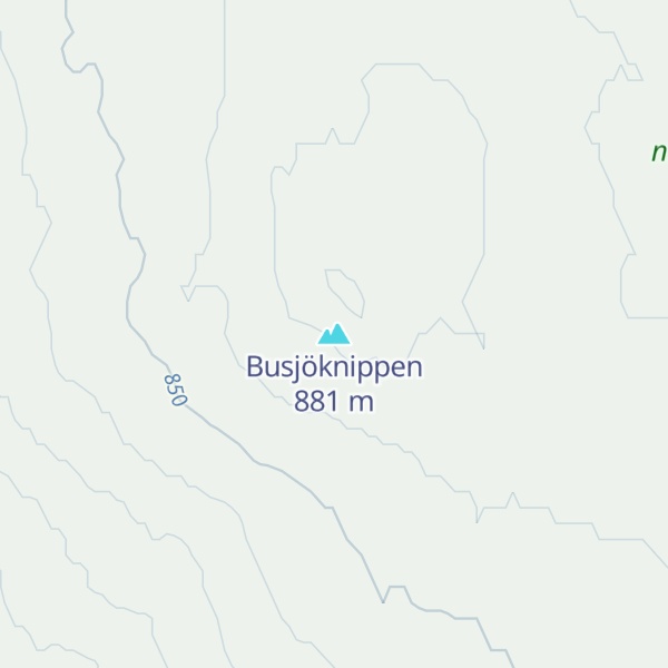 Map of Busjöknippen