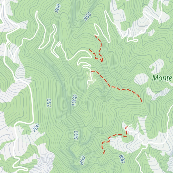 Map of Monte dell'Ascensione