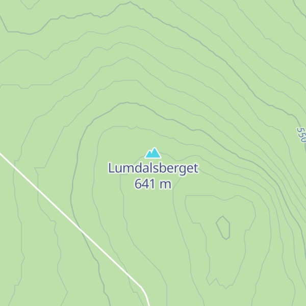 Map of Lumdalsberget