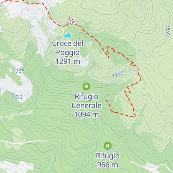Map of Rifugio Cenerale