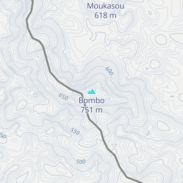 Map of Bombo