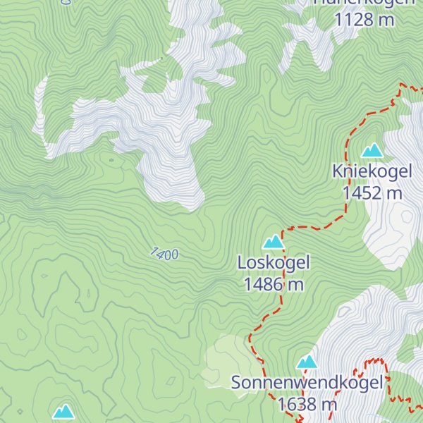Map of Hoch-Wasserkar-Jägerstübl