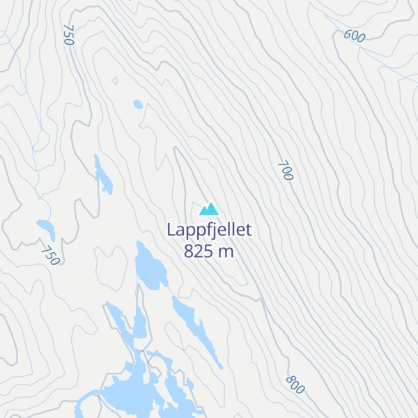 Map of Lappfjellet