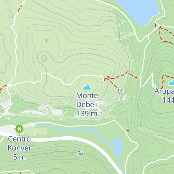 Map of Monte Debeli