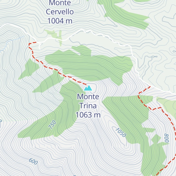 Map of Monte Trina