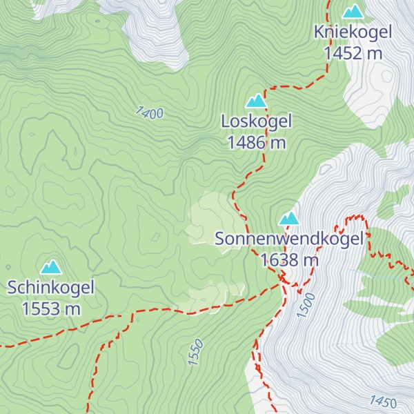 Map of Paul Preuß Hütte