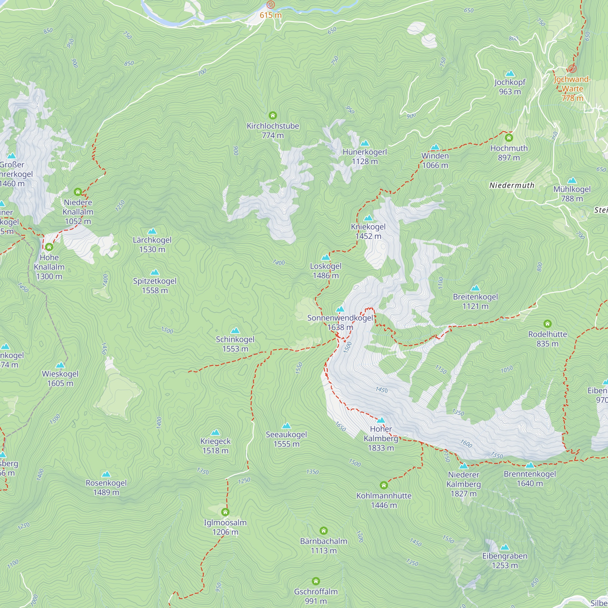 Paul Preuß Hütte map