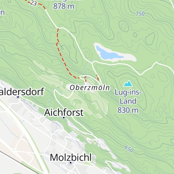 Map of Gasthof Lug ins Land