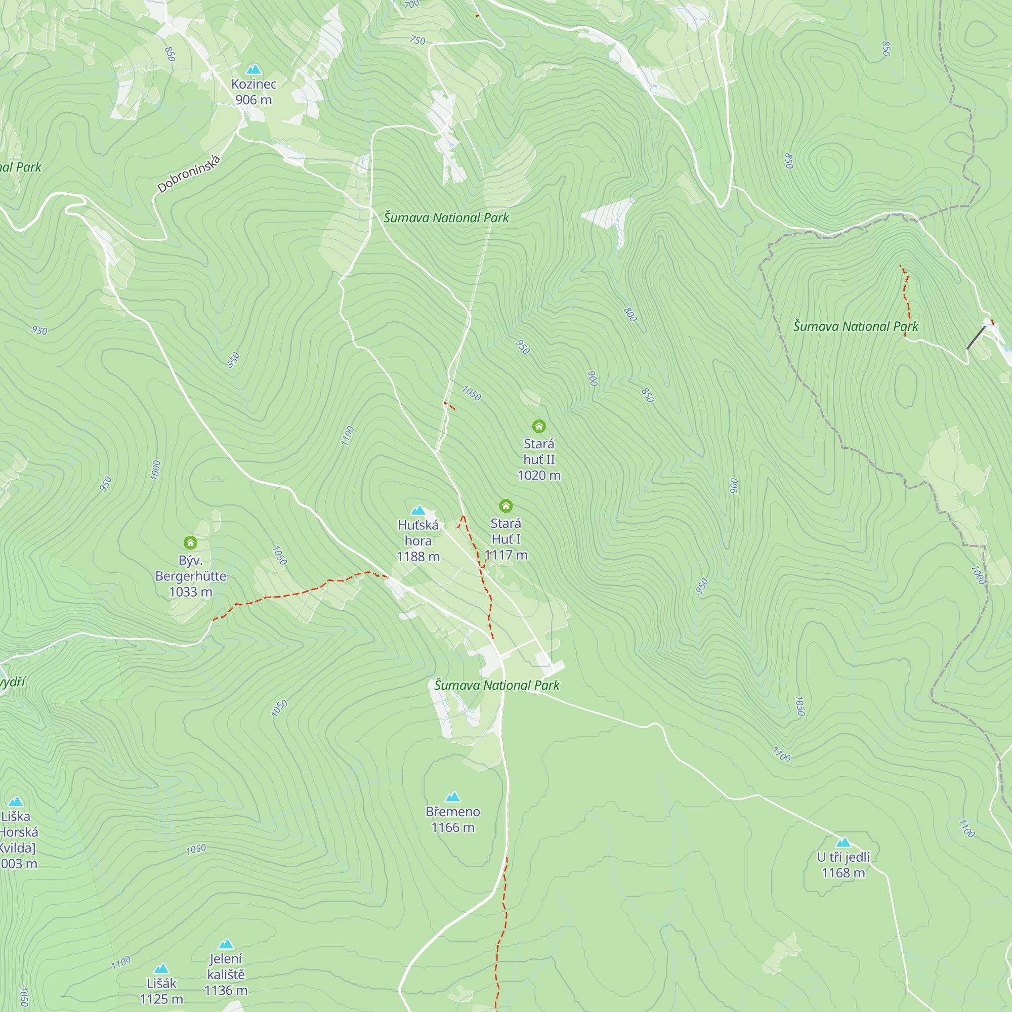 Stará Huť I map