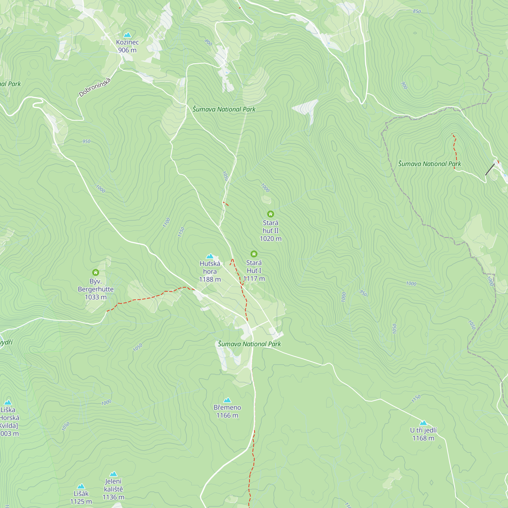 Stará Huť I map