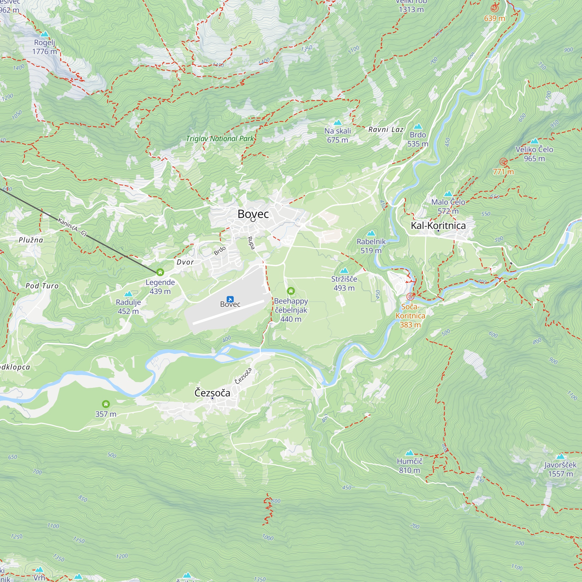 Beehappy čebelnjak map