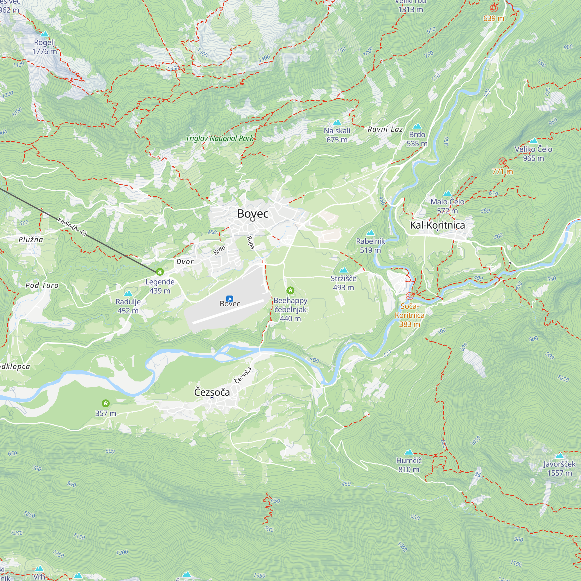 Beehappy čebelnjak map