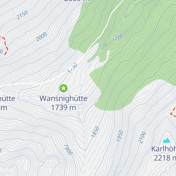 Map of Pirkerhütte