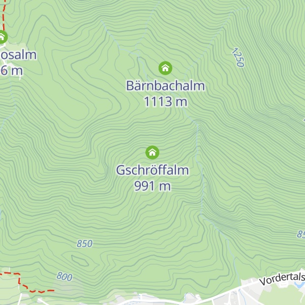 Map of Gschröffalm