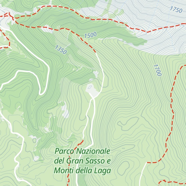 Map of Rifugio Montecristo