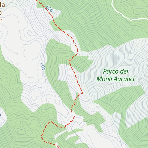 Map of Monte le Festole
