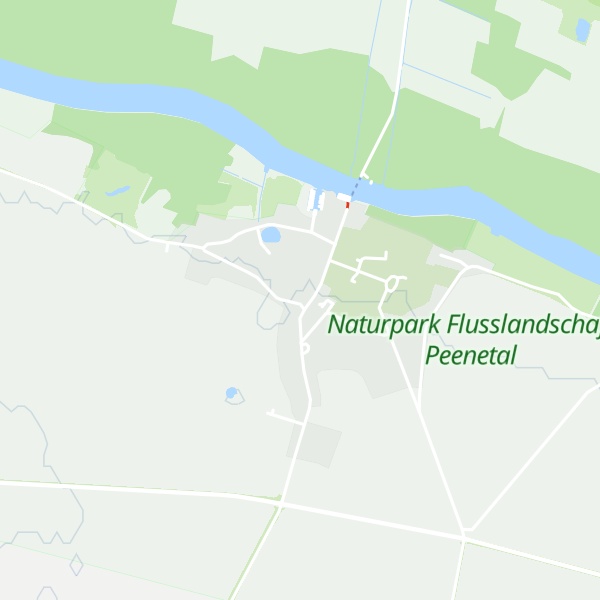 Map of Naturpark Flusslandschaft Peenetal