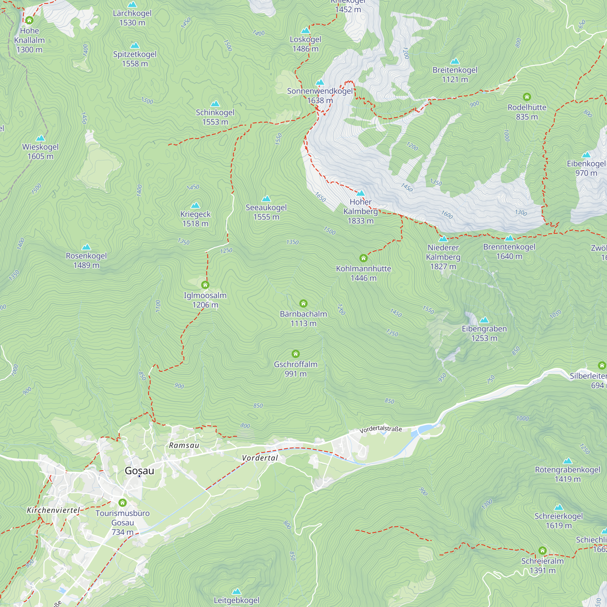 Bärnbachalm map