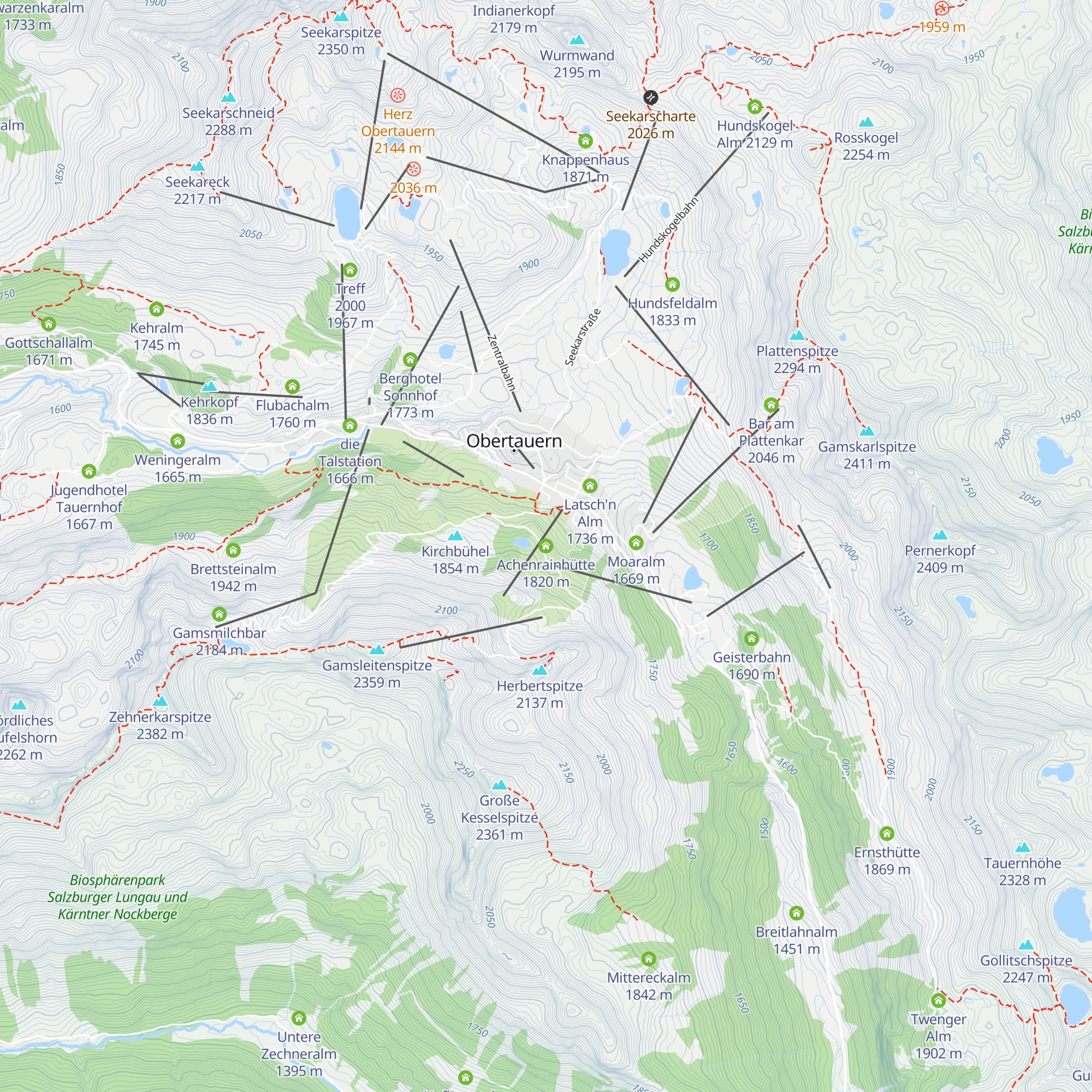 Achenrainhütte map
