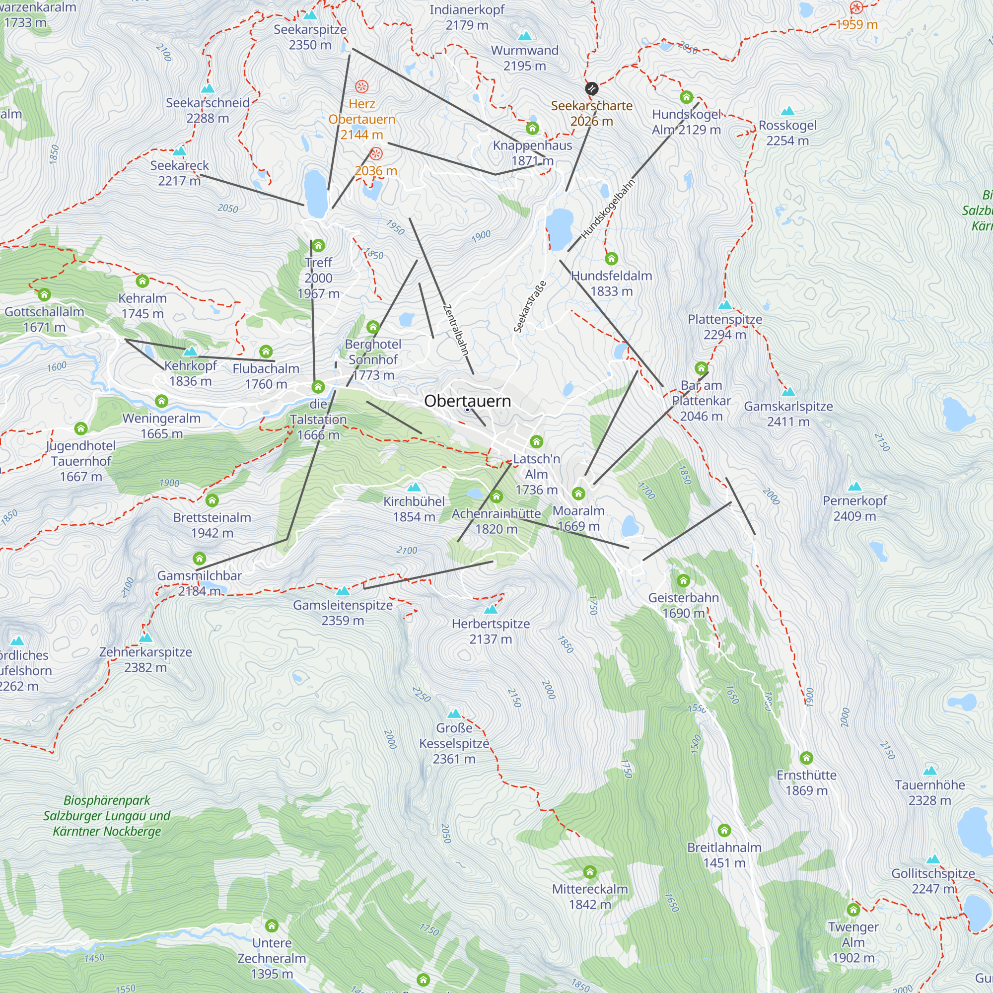 Achenrainhütte map