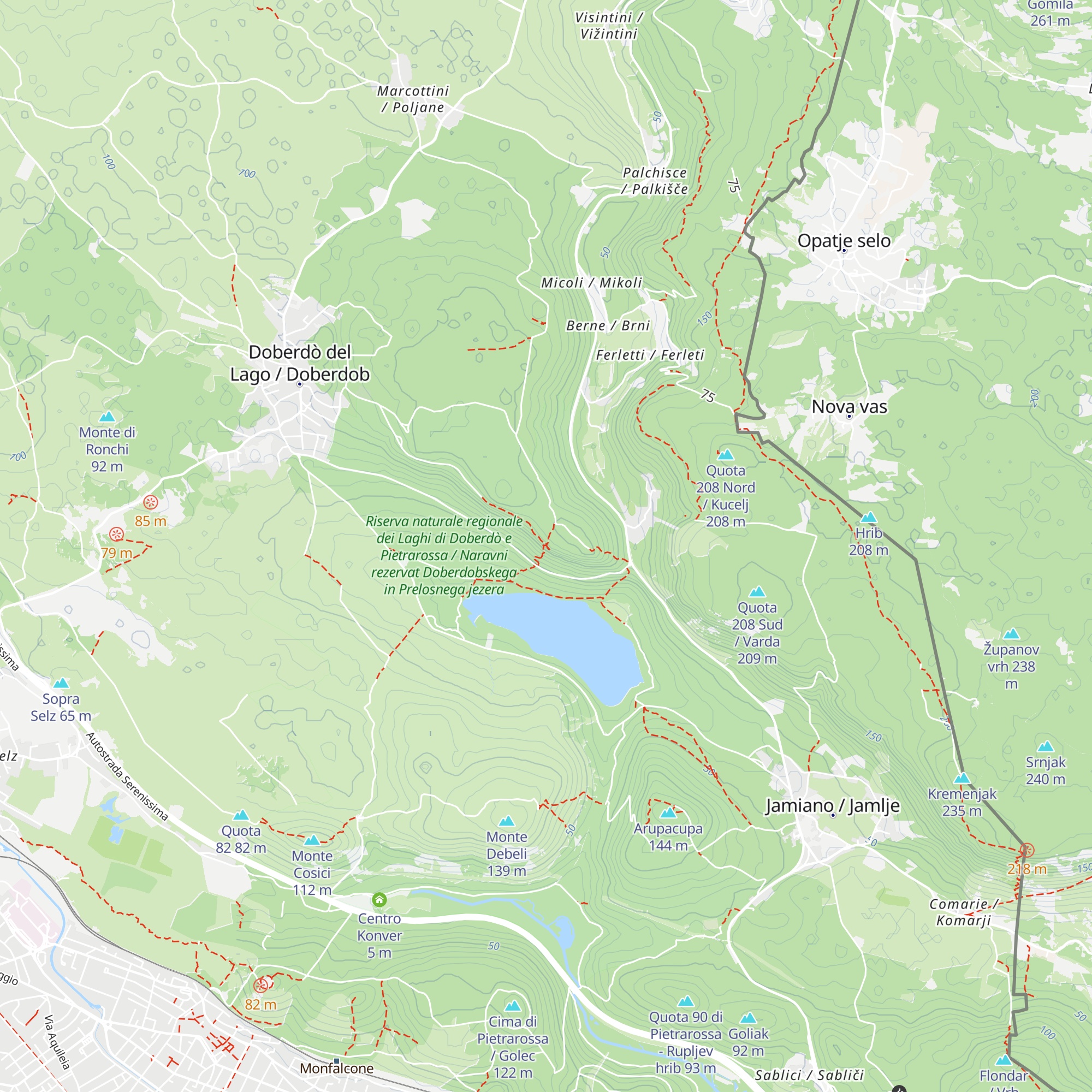 Ricovero Casa Cadorna map