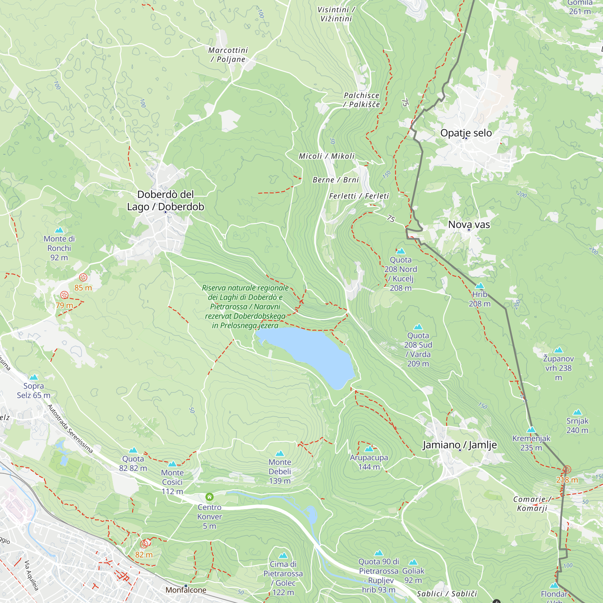 Ricovero Casa Cadorna map