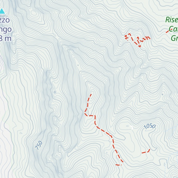 Map of Pizzo Montalbano