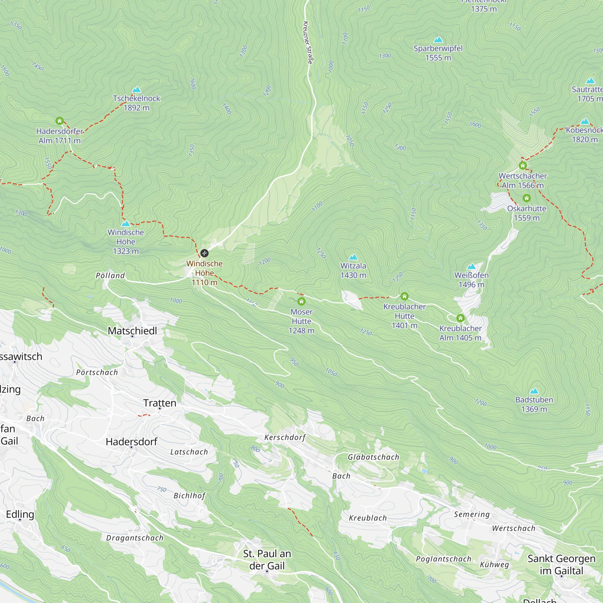 Moser Hütte map