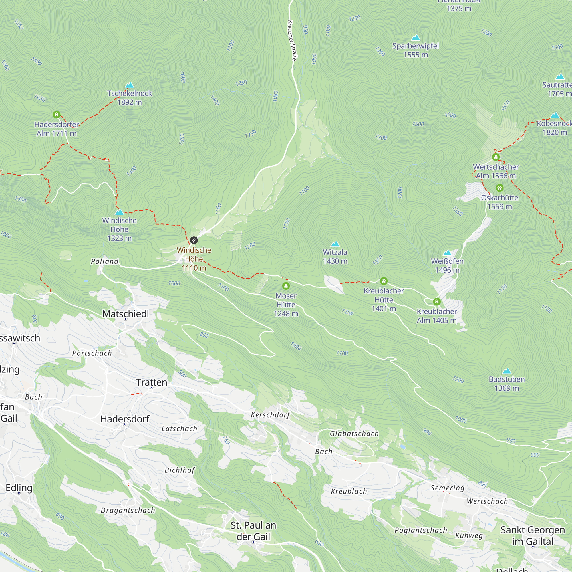 Moser Hütte map