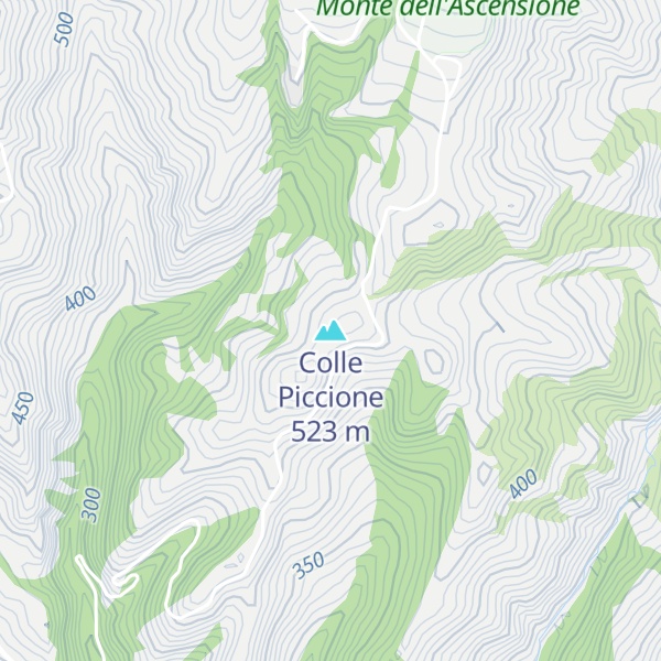 Map of Colle Piccione
