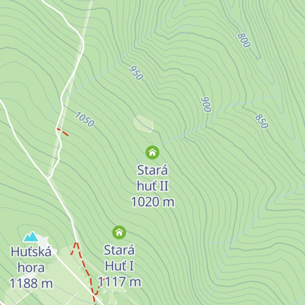 Map of Stará huť II