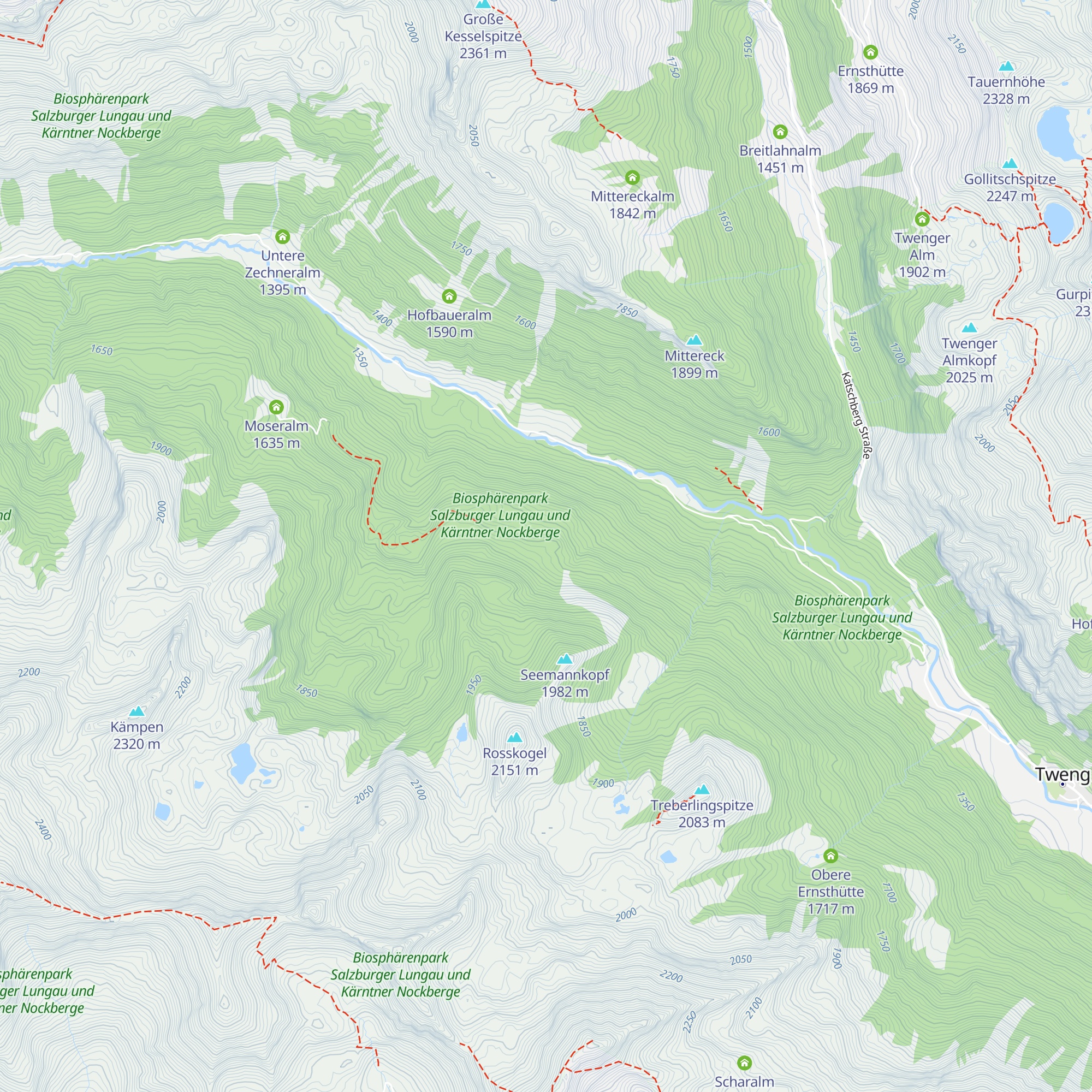 Wallnerhütte map
