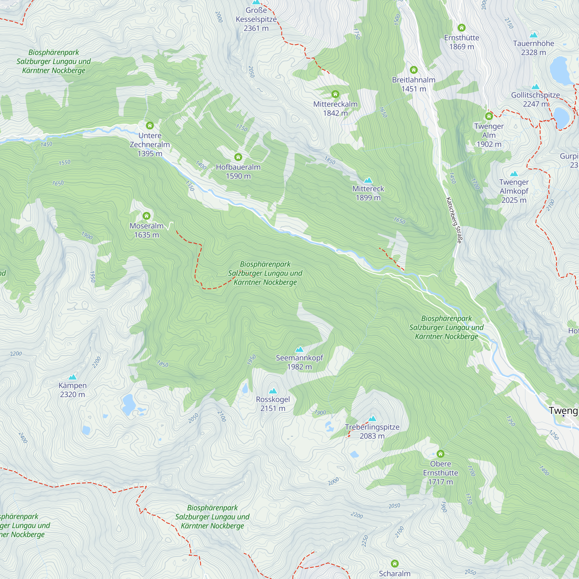 Wallnerhütte map
