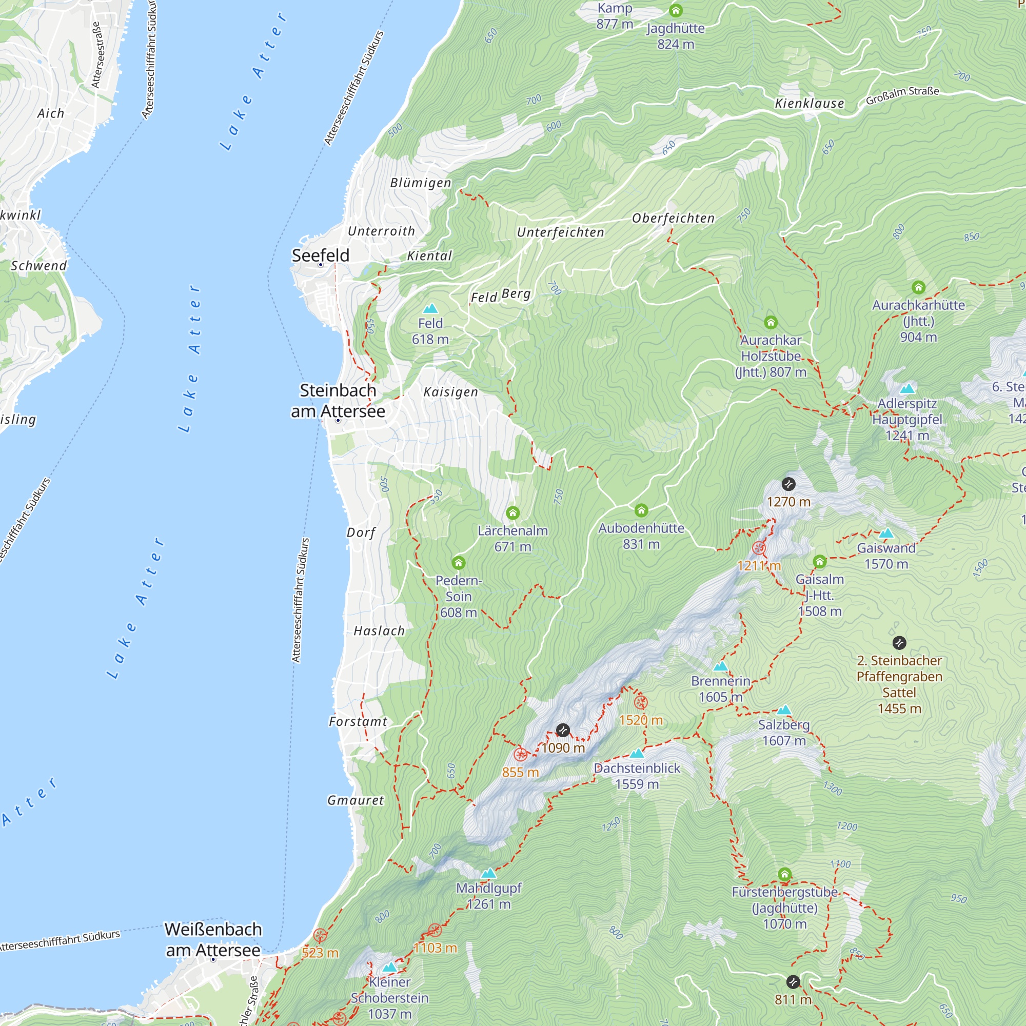 Lärchenalm map