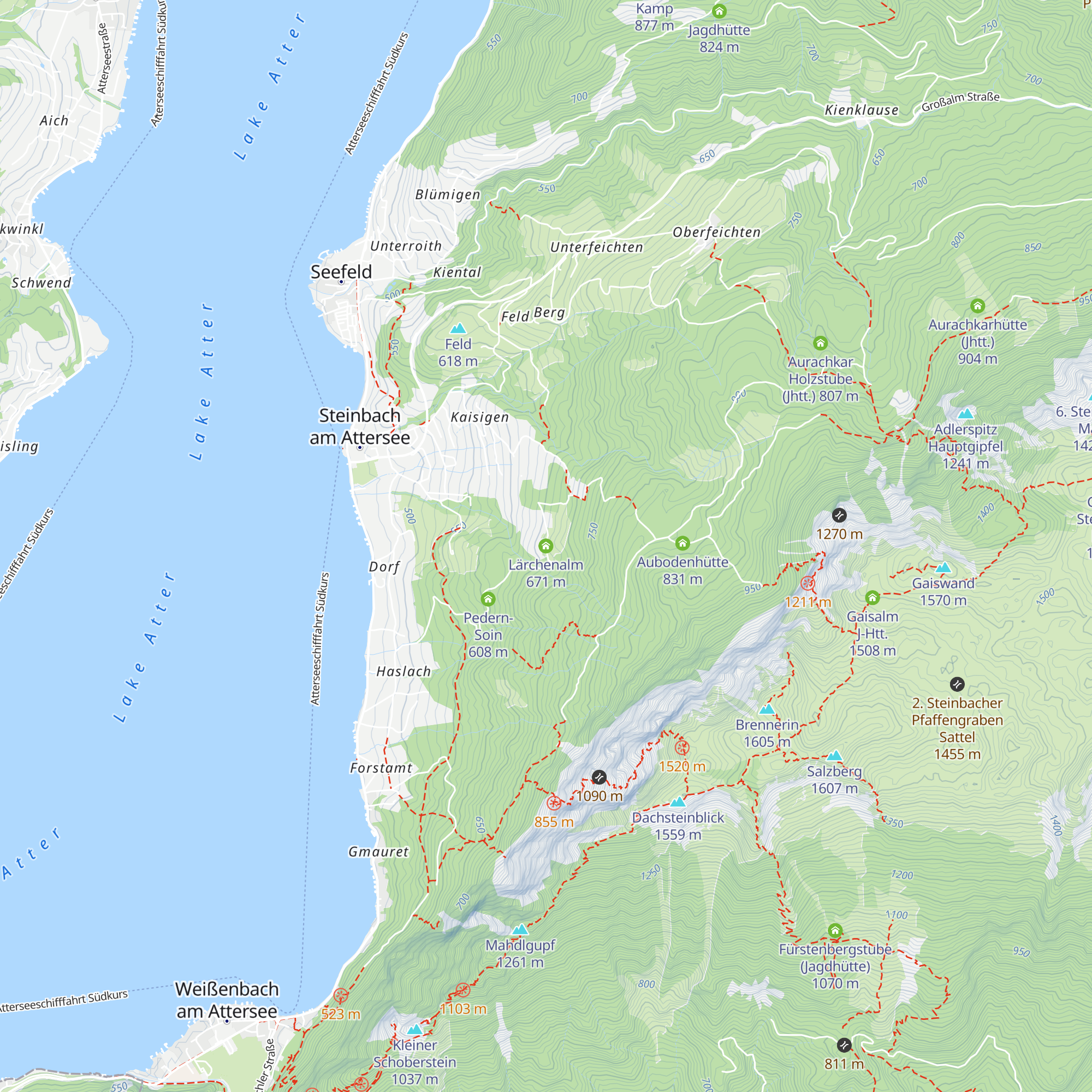 Lärchenalm map